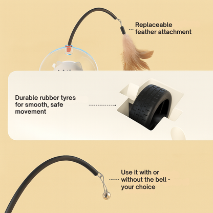 Kittensy™ Automatic Laser Toy with Feather