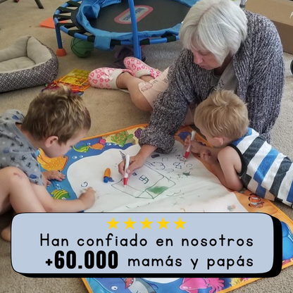 DoodleWater™ - Alfombra de Agua Reutilizable