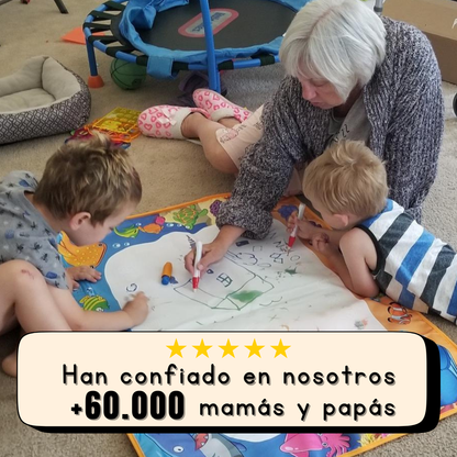 DoodleWater™ - Alfombra de Agua Reutilizable