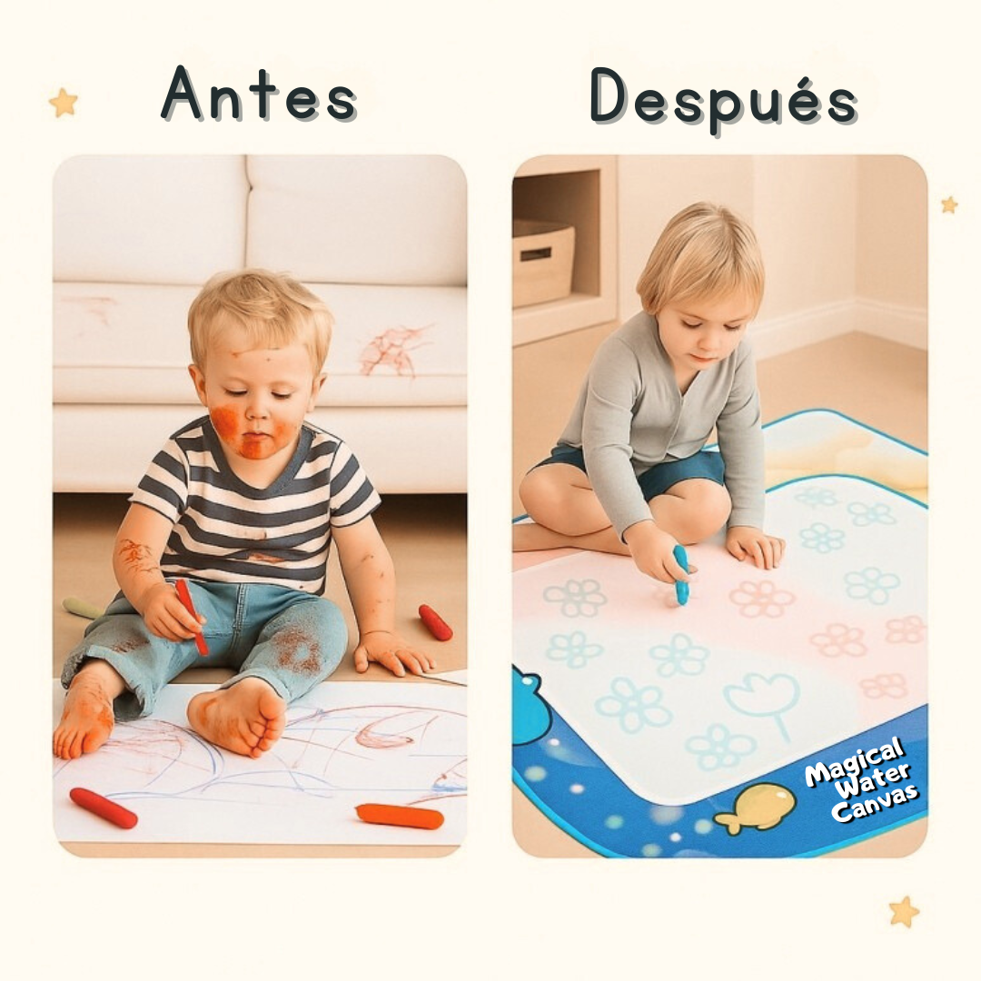 DoodleWater™ - Alfombra de Agua Reutilizable